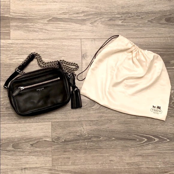 Coach Black Crossbody Purse. - Picture 3 of 4